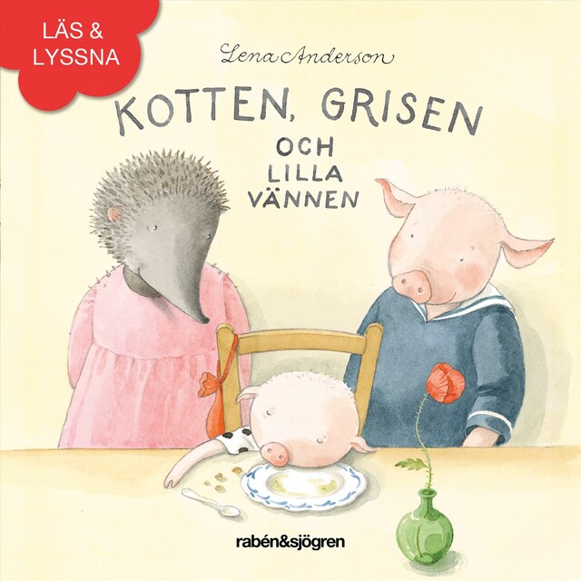 Book cover for Kotten, Grisen och lilla vännen (e-bok + ljud)