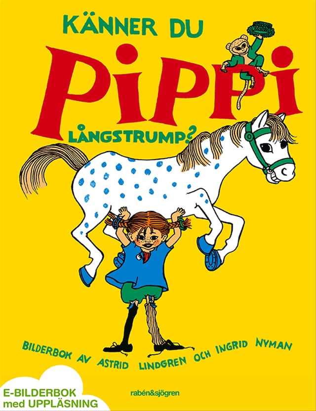 Copertina del libro per Känner du Pippi Långstrump?