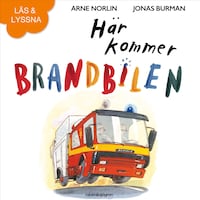 Halvan - Här kommer brandbilen (e-bok + ljud)