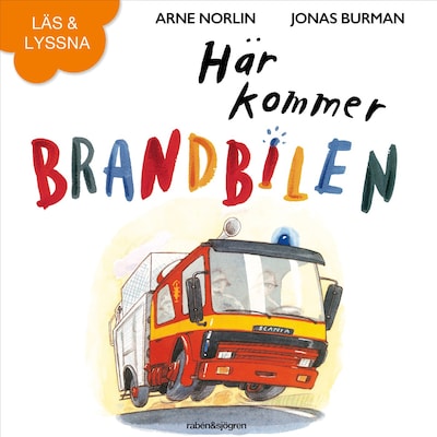 Halvan - Här kommer brandbilen (e-bok + ljud)