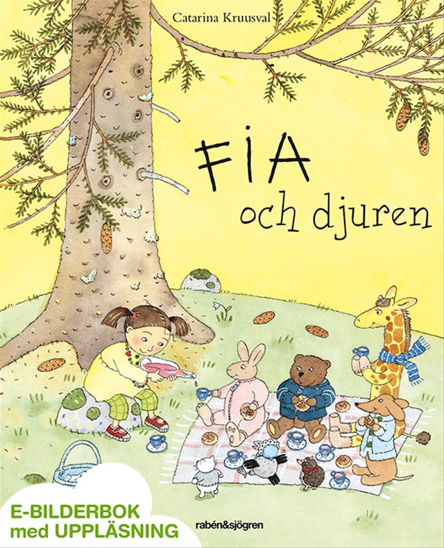 Book cover for Fia och djuren (e-bok + ljud)
