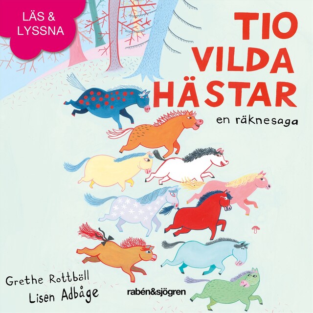 Copertina del libro per Tio vilda hästar (e-bok + ljud)