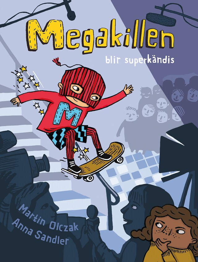 Book cover for Megakillen blir superkändis