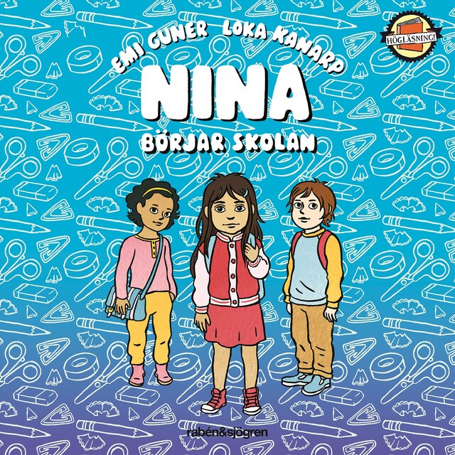 Couverture de livre pour Nina börjar skolan