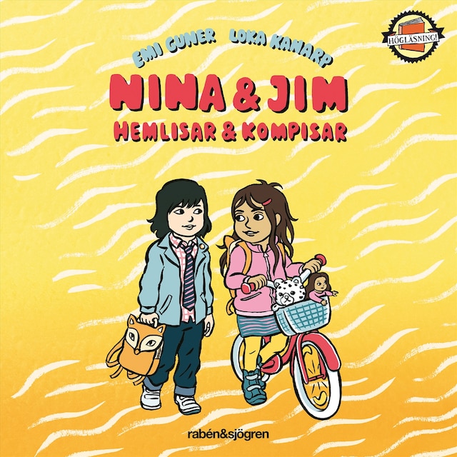 Okładka książki dla Nina & Jim. Hemlisar & kompisar