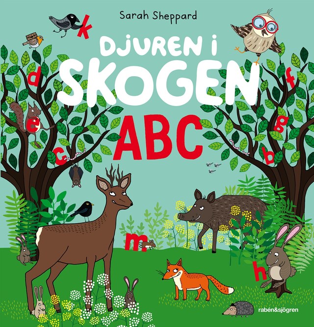 Buchcover für Djuren i skogen ABC