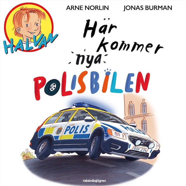 Book cover for Här kommer nya polisbilen