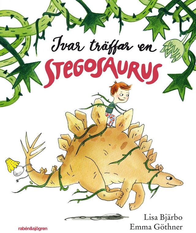 Book cover for Ivar träffar en stegosaurus