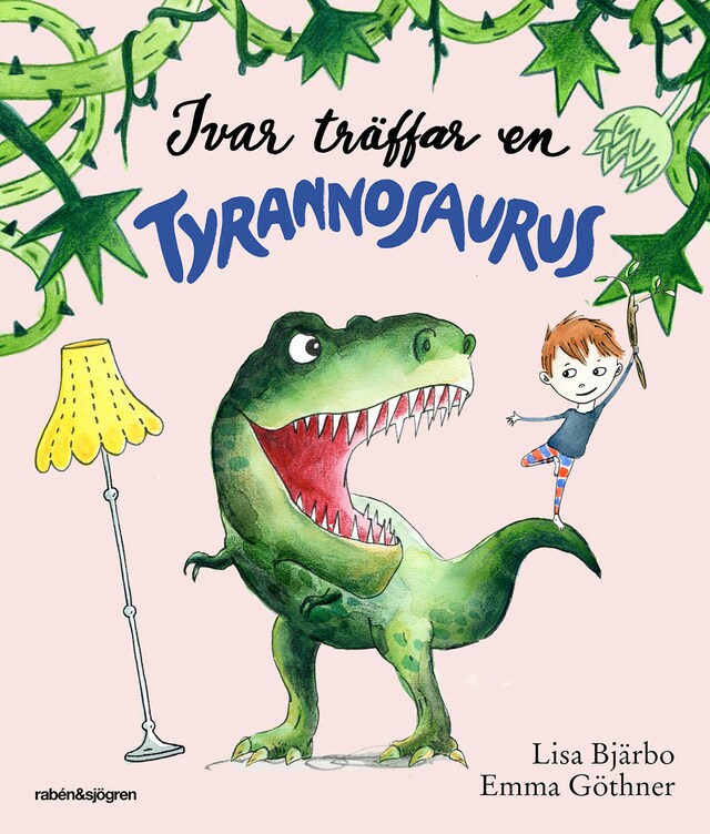 Book cover for Ivar träffar en tyrannosaurus