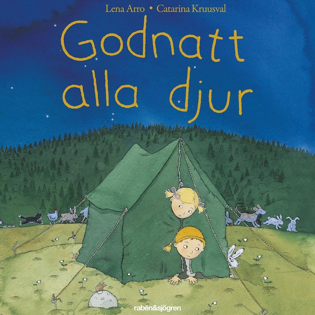 Okładka książki dla Godnatt alla djur