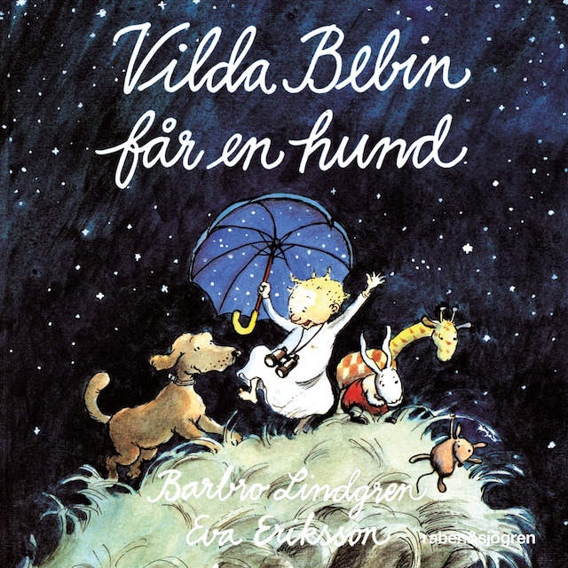 Book cover for Vilda bebin får en hund