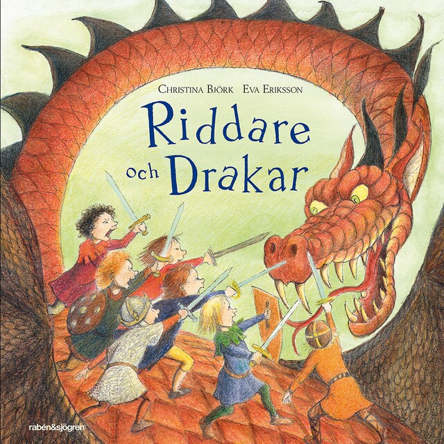 Couverture de livre pour Riddare och drakar