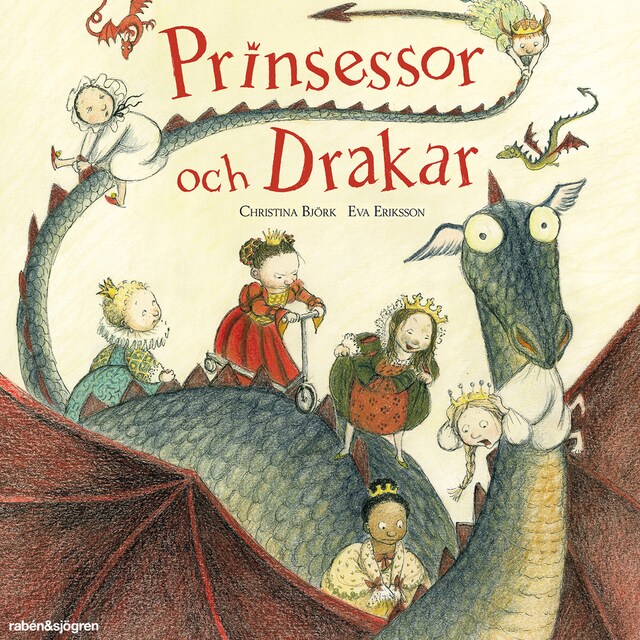Okładka książki dla Prinsessor och drakar