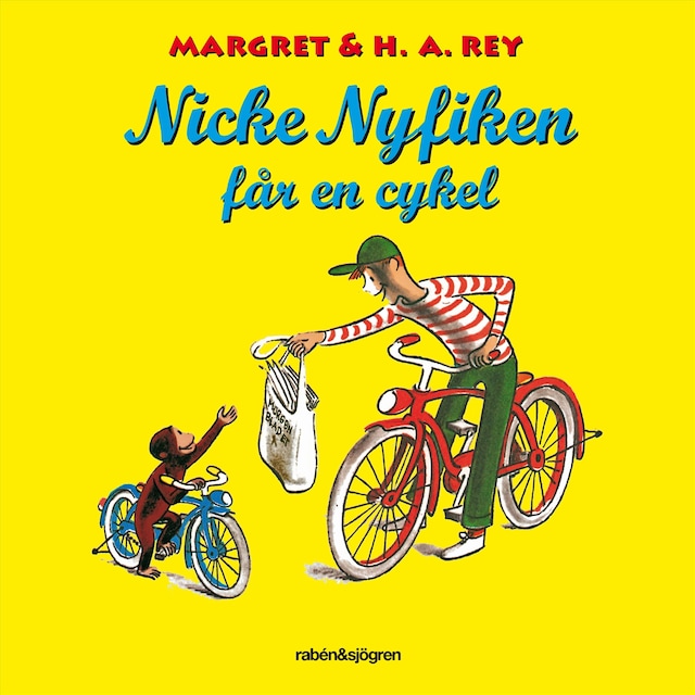 Bokomslag for Nicke Nyfiken får en cykel