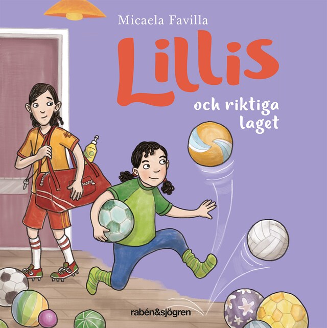 Book cover for Lillis och riktiga laget