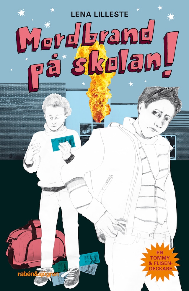 Copertina del libro per Mordbrand på skolan