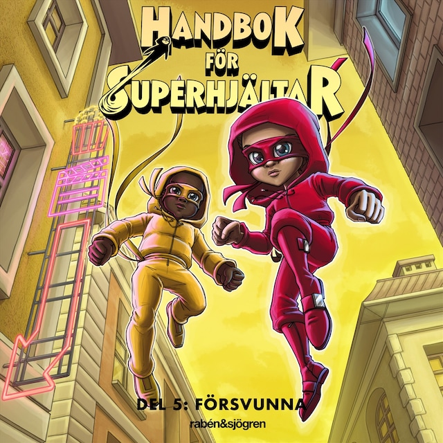 Book cover for Handbok för superhjältar. Försvunna