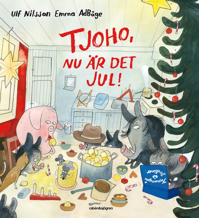 Okładka książki dla Tjoho, nu är det jul!