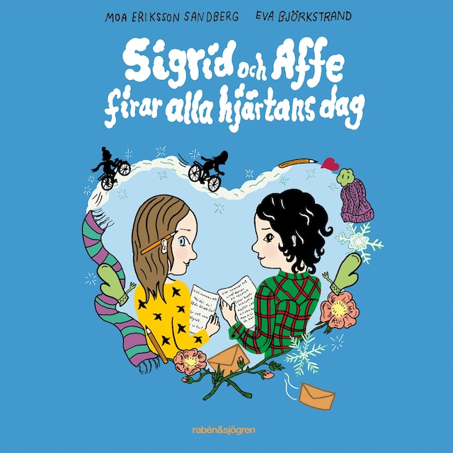 Couverture de livre pour Sigrid och Affe firar alla hjärtans dag