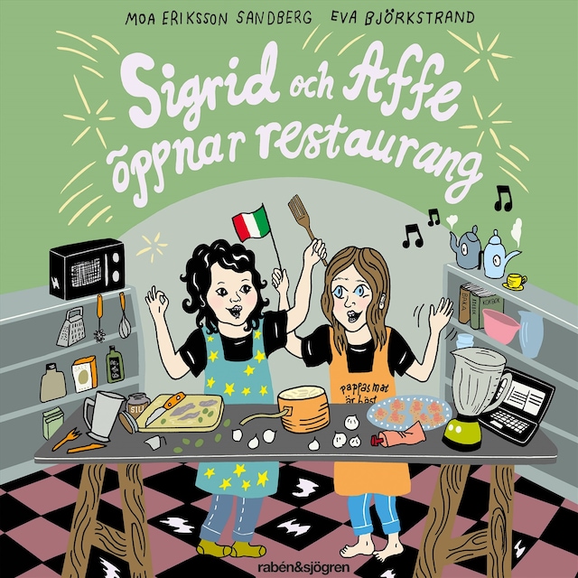 Buchcover für Sigrid och Affe öppnar restaurang