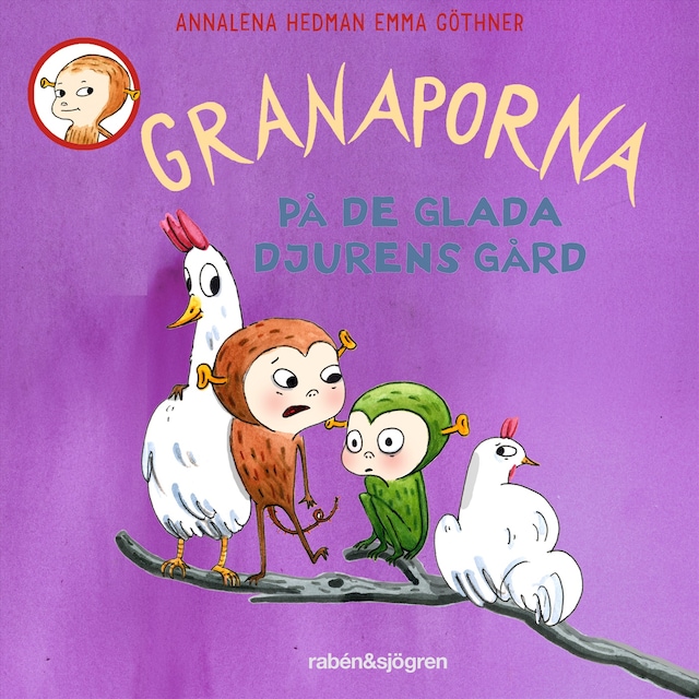 Book cover for Granaporna på de glada djurens gård
