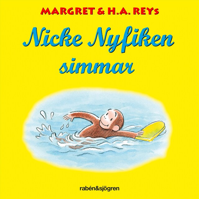 Bokomslag for Nicke Nyfiken simmar