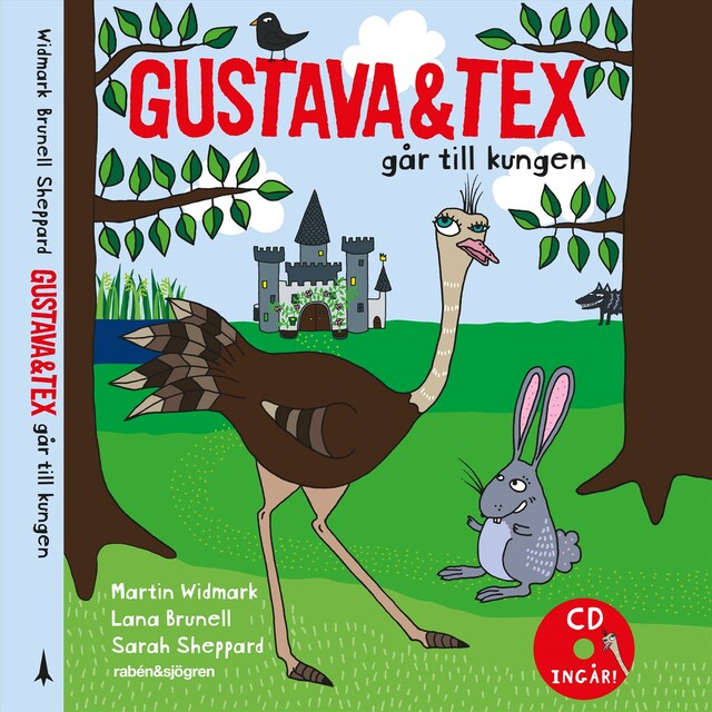 Okładka książki dla Gustava & Tex går till kungen