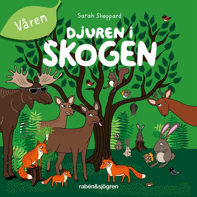 Book cover for Djuren i skogen - Våren