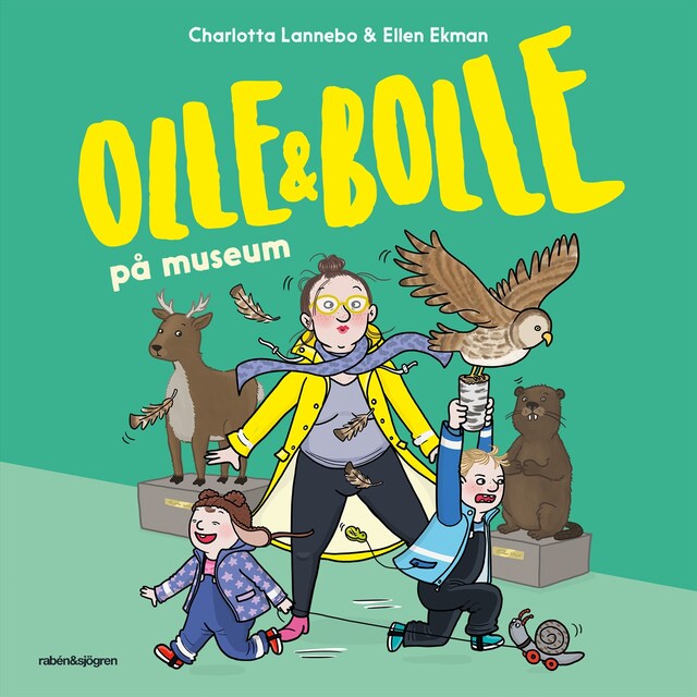 Okładka książki dla Olle och Bolle på museum