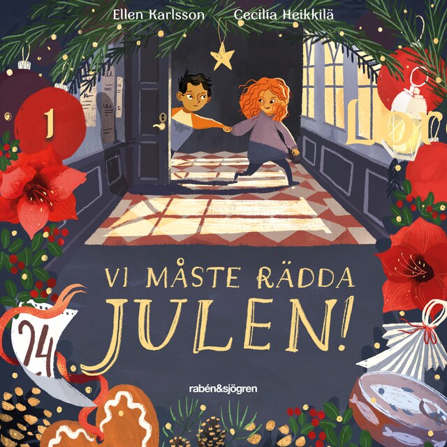 Book cover for Vi måste rädda julen – Lucka 1
