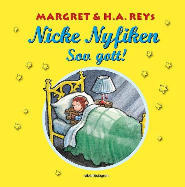 Kirjankansi teokselle Nicke Nyfiken - sov gott!