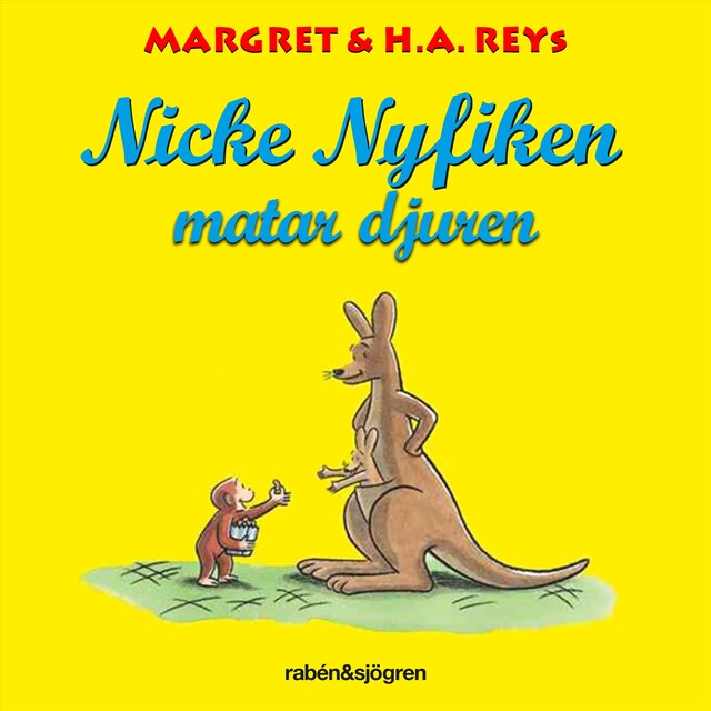 Book cover for Nicke Nyfiken matar djuren