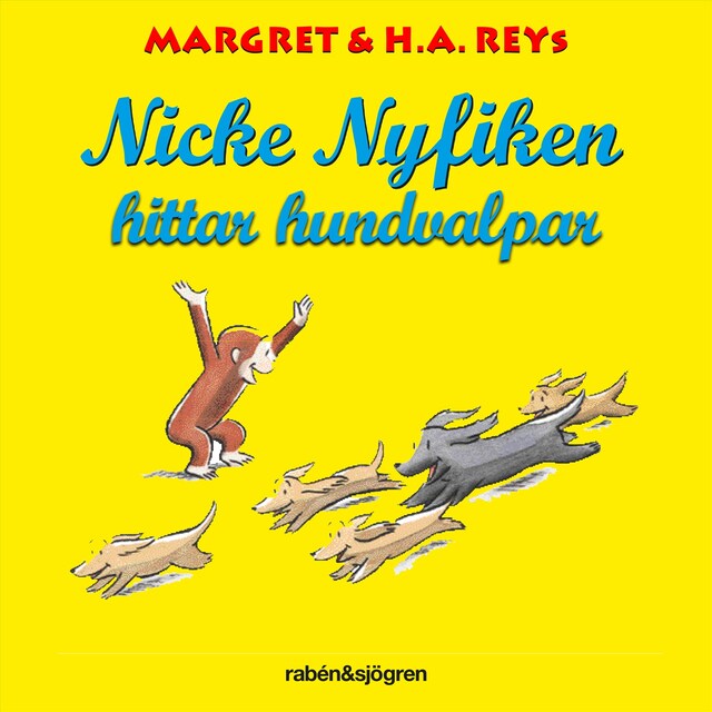 Buchcover für Nicke Nyfiken hittar hundvalpar