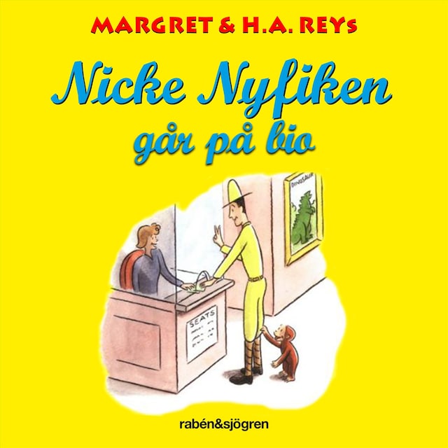 Book cover for Nicke Nyfiken går på bio