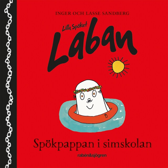 Book cover for Spökpappan i simskolan