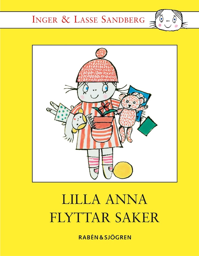 Book cover for Lilla Anna flyttar saker