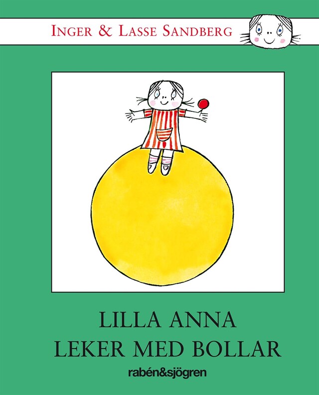 Book cover for Lilla Anna leker med bollar