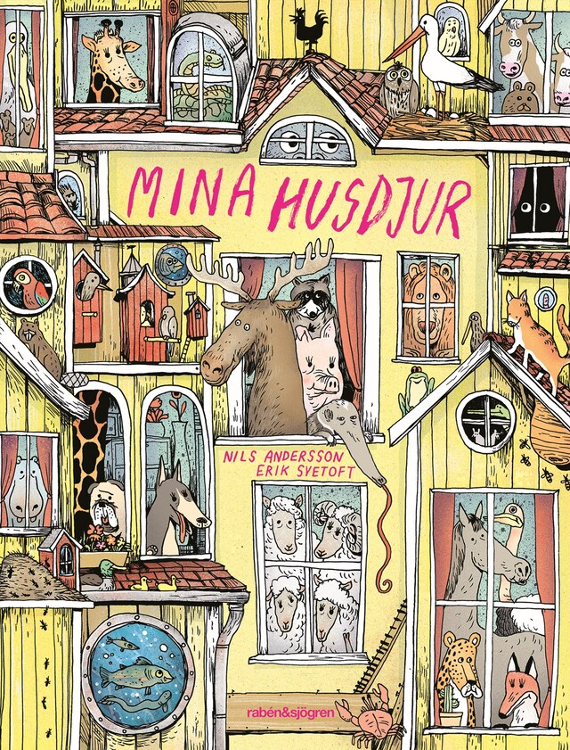 Book cover for Mina husdjur