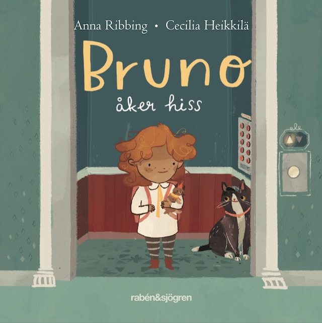 Kirjankansi teokselle Bruno åker hiss