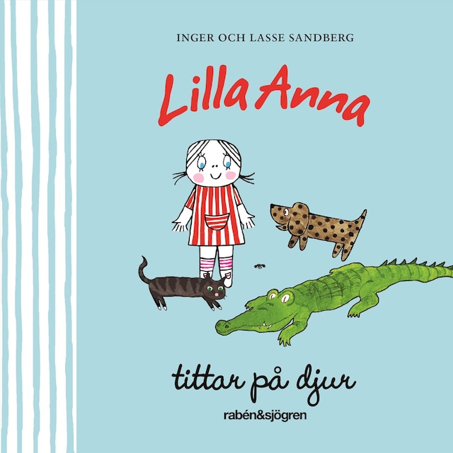 Book cover for Lilla Anna tittar på djur