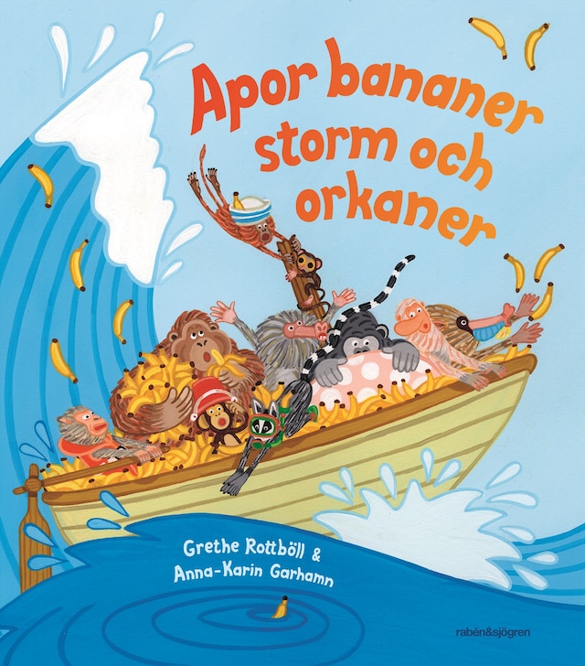 Buchcover für Apor, bananer, storm och orkaner