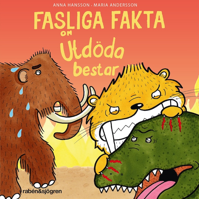 Book cover for Fasliga fakta om utdöda bestar