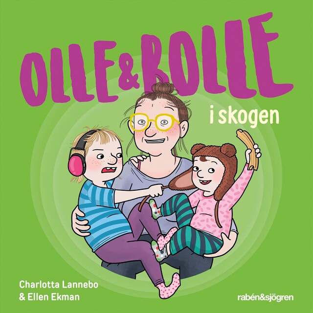 Boekomslag van Olle och Bolle i skogen