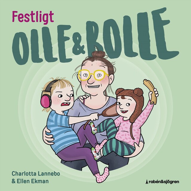 Bogomslag for Festligt Olle och Bolle