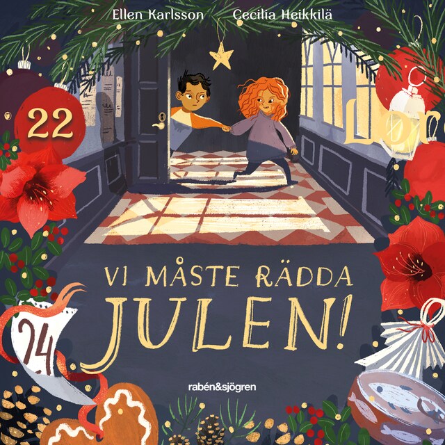 Book cover for Vi måste rädda julen – Lucka 22