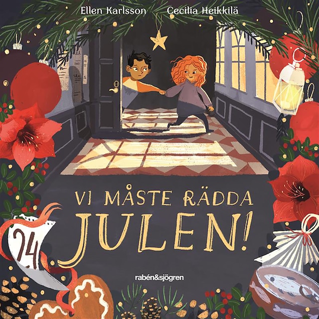 Couverture de livre pour Vi måste rädda julen!