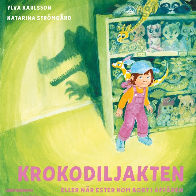 Book cover for Krokodiljakten eller när Ester kom bort i affären