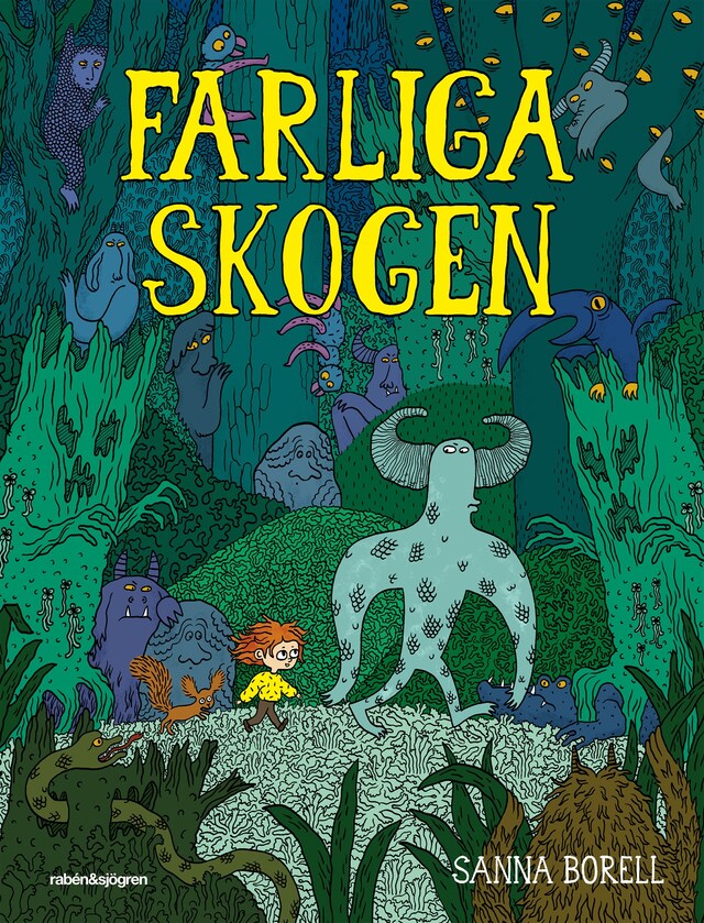 Book cover for Farliga skogen