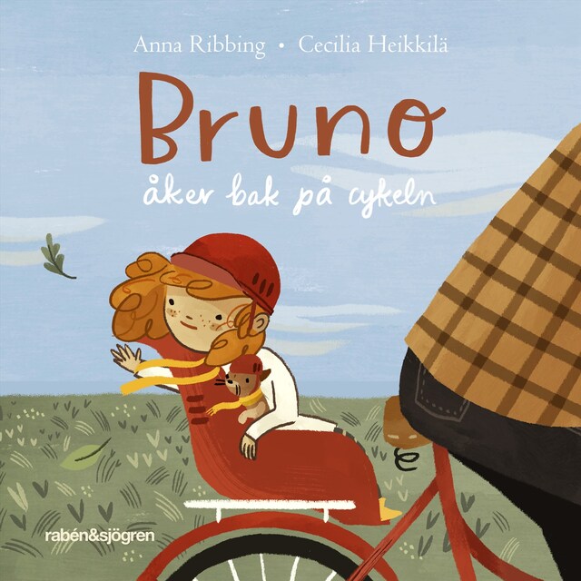 Book cover for Bruno åker bak på cykeln