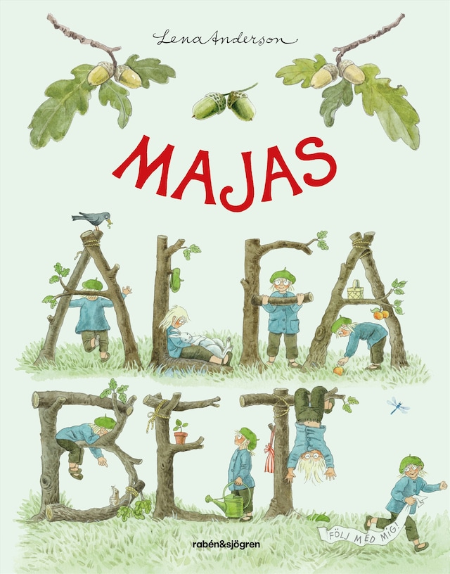 Buchcover für Majas alfabet